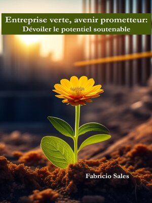 cover image of Entreprise verte, avenir prometteur